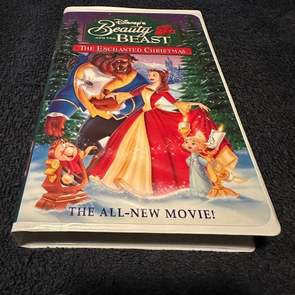 Disney Beauty and the Beast Enchanted Christmas VHS